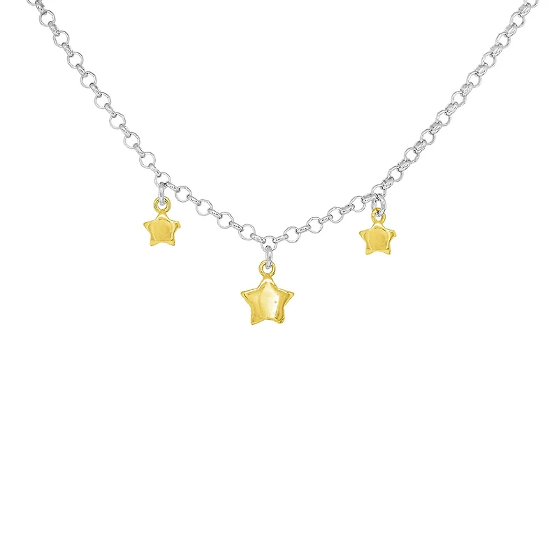 Trio Stars Necklace