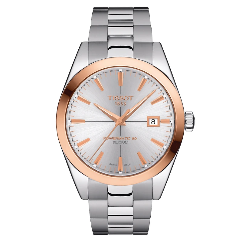Gentleman Powermatic Steel/Rose 40MM Watch