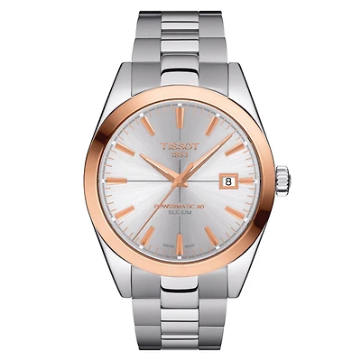 Gentleman Powermatic Steel/Rose 40MM Watch