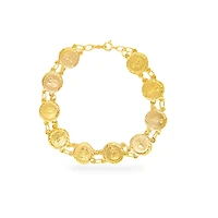 Religious Medals 14K Bracelet