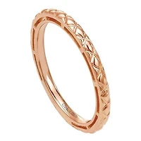 14K Rose Gold Geometric Ring