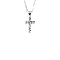 Mini Diamond Cross Kids Necklace