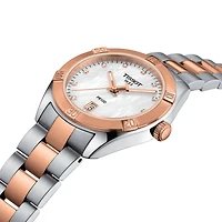 PR 100 Rose/Steel Mother Pearl Diamonds 36MM Watch