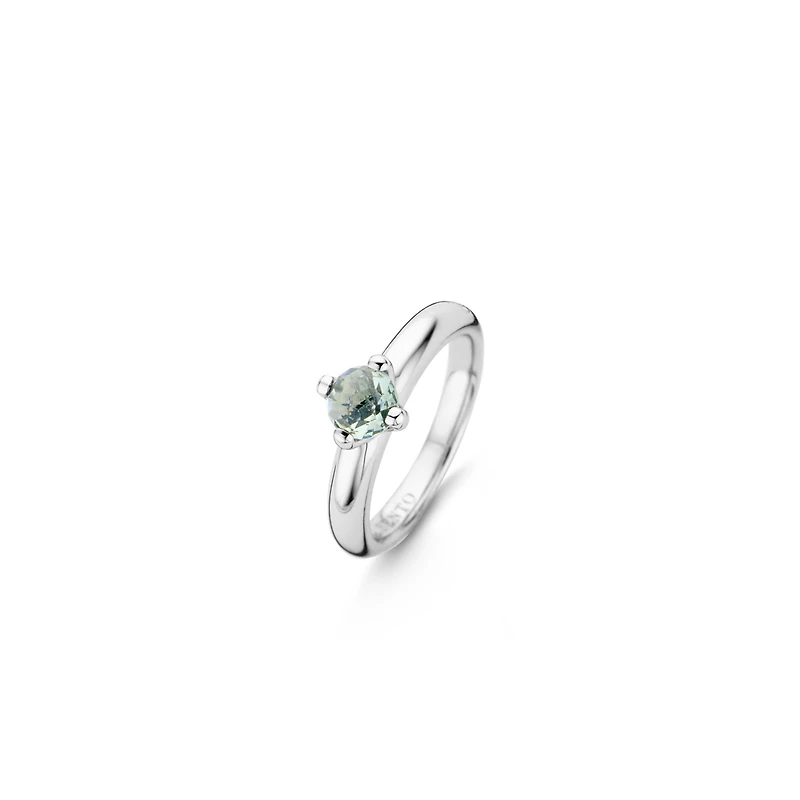 Light Green Glimmer Ring