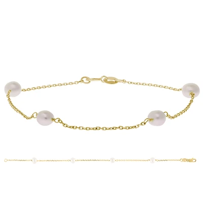 Gold Pearl Bracelet