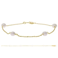 Gold Pearl Bracelet
