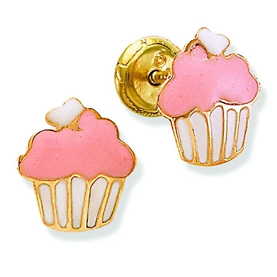 Cupcake Kids Stud Earrings