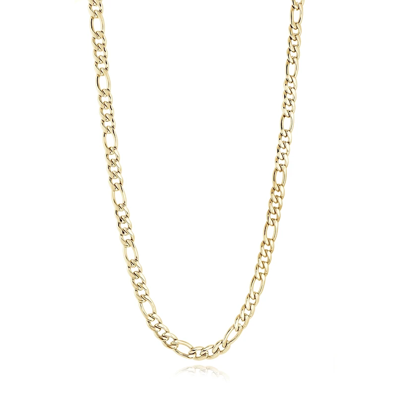 4.5mm Yellow Ip Steel Figaro Chain