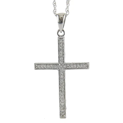 14K Cross Necklace