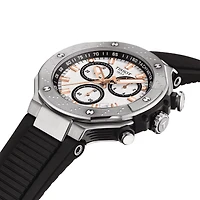 T-Race Steel/Black 45MM Watch