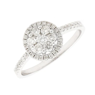 .50ct Round Halo Diamond Ring