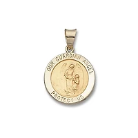 Guardian Angel 18MM Hollow Pendant