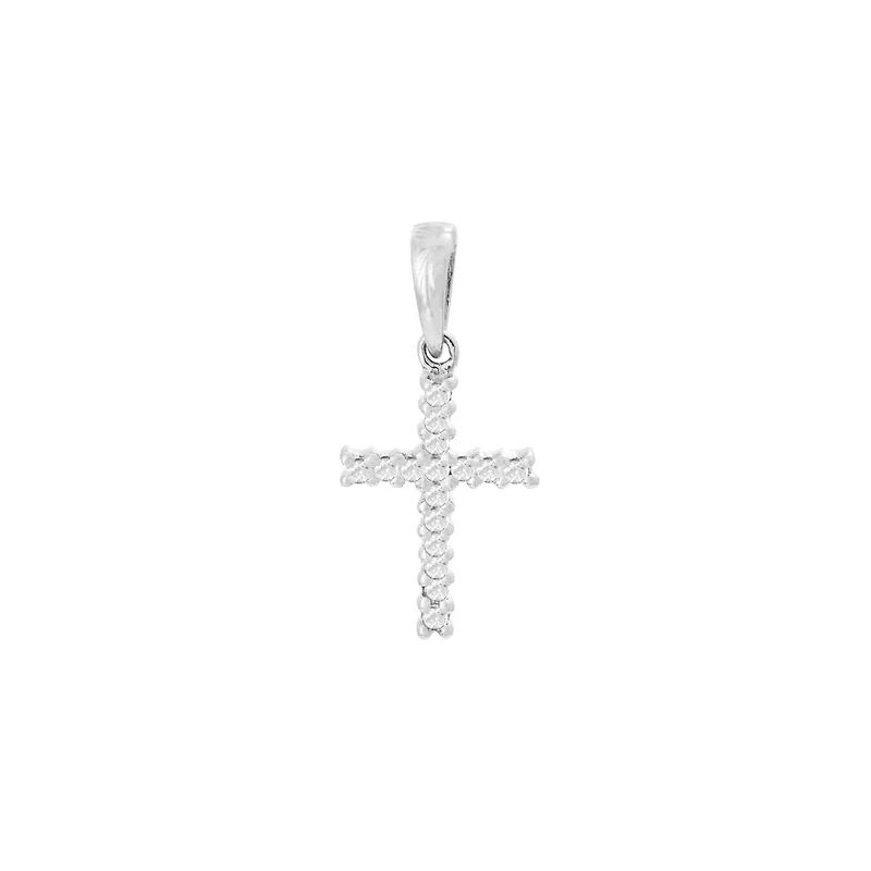 Cross Diamonds 12mm Pendant