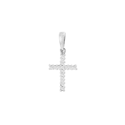 Cross Diamonds 12mm Pendant