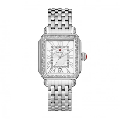 Deco Madison Steel Diamond 35MM Watch