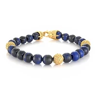 Blue Tiger Eye Claw Bracelet