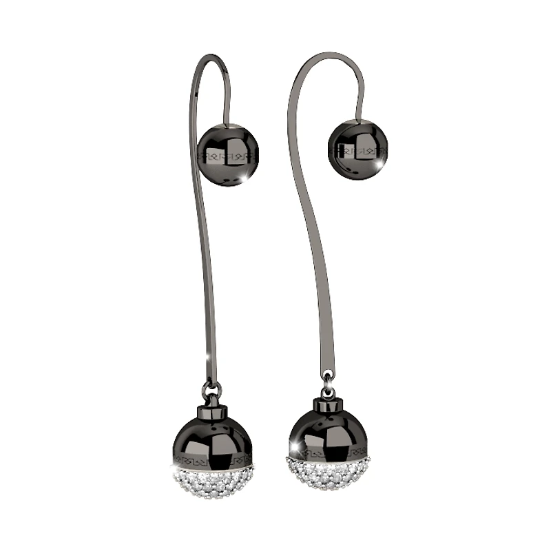 Hollywood Black Earrings