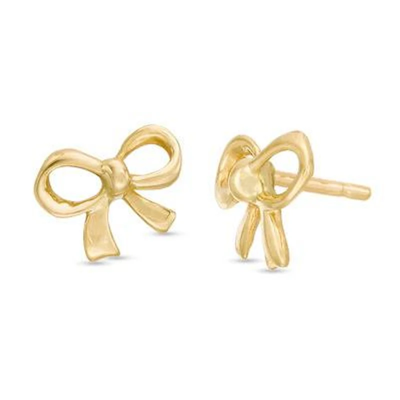 Pretty Bow Stud Earrings