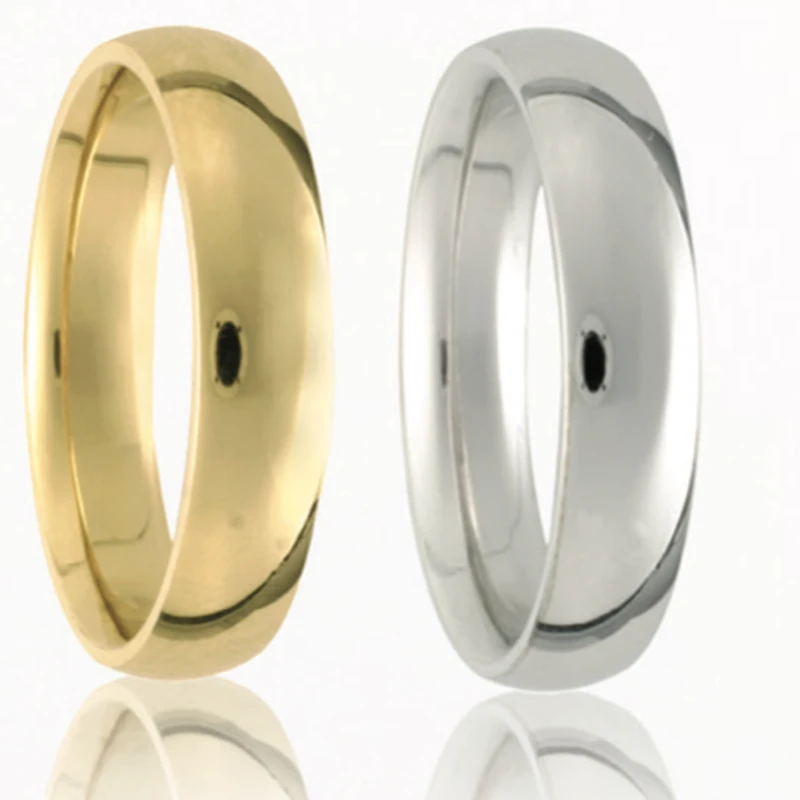 5MM Comfort Fit Wedding Band 14KW