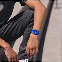 Cobalt Disco Watch