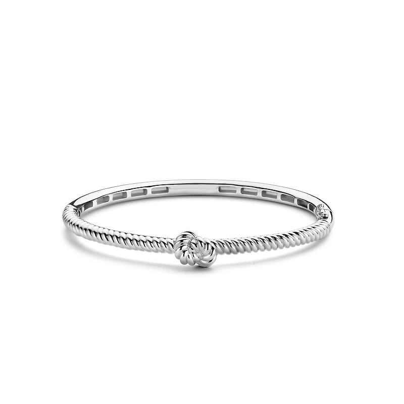 Braided Knot Bangle Bracelet