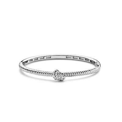 Braided Knot Bangle Bracelet