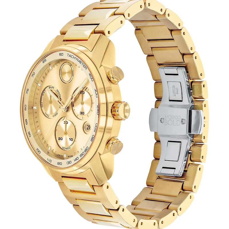 Bold 44MM Yellow IP Watch