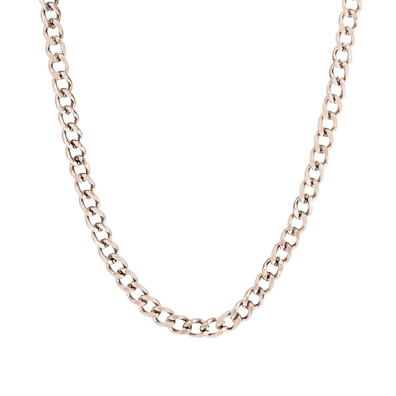 Rose IP Steel Curb Chain