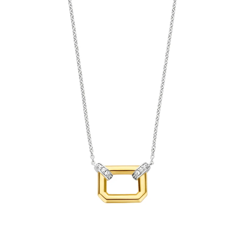 Classic Edge Rectangle Necklace