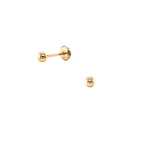 3MM Full ball Earrings