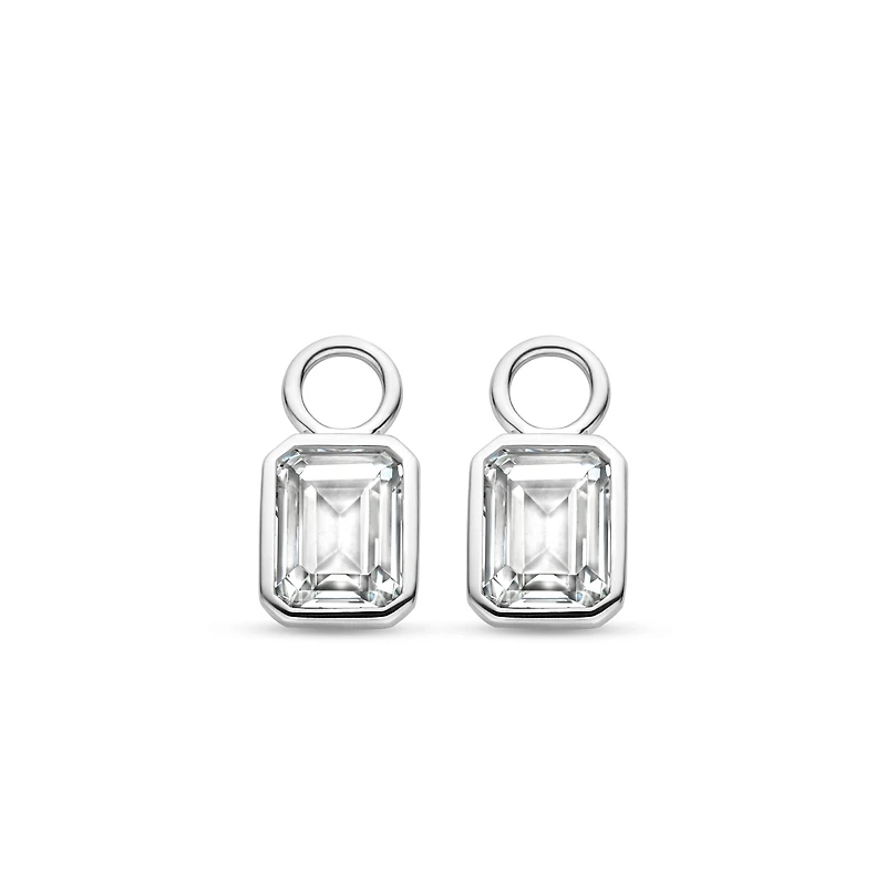 Clear Gem Ear Charms