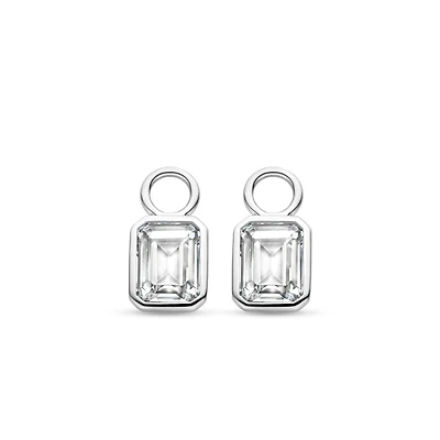 Clear Gem Ear Charms