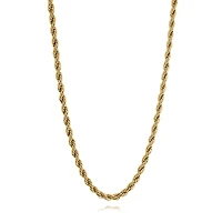 5mm Gold Ip Steel Rope Chain