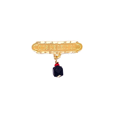 Dios Me Bengida Baby Pin 14K
