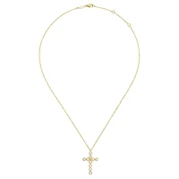 Pearl Cross Necklace