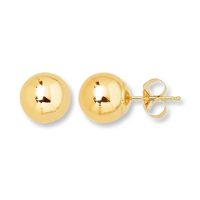 Full Ball 14K Stud Earrings