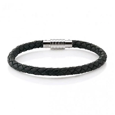 Black Leather Bracelet