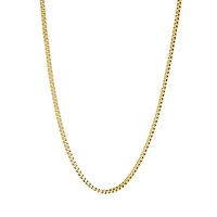 2.2mm Yellow IP Steel Square Box Chain