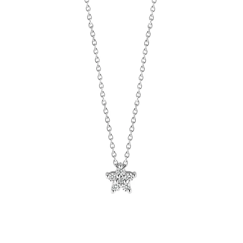 Flower CZ Necklace