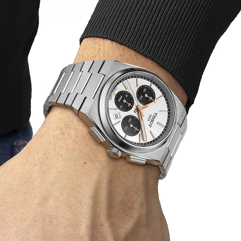 PRX Automatic Chronograph 42mm Black/White