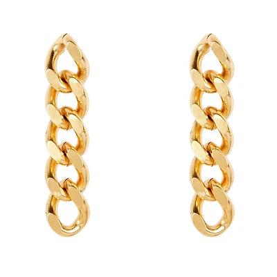 Curb Link Earrings