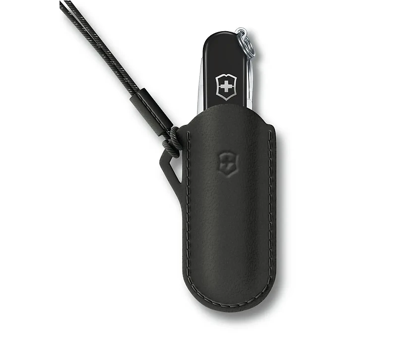 Dark illusion Black leather case