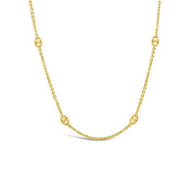 Puffed Mariner Stations 18'' Necklace