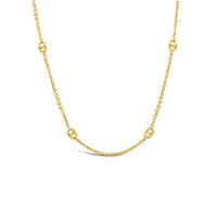 Puffed Mariner Stations 22'' Necklace