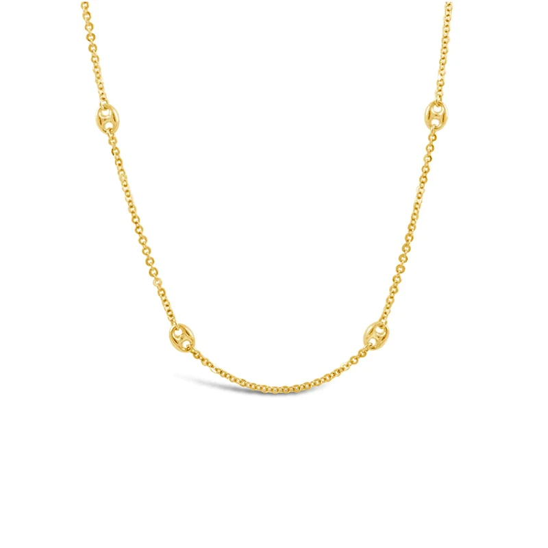 Puffed Mariner Stations 22'' Necklace