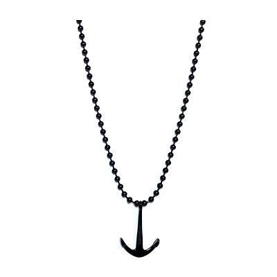 Anchor Black Necklace