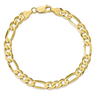 Figaro Solid 7mm Link Chain