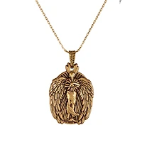 Guardian of Knowledge Golden Necklace