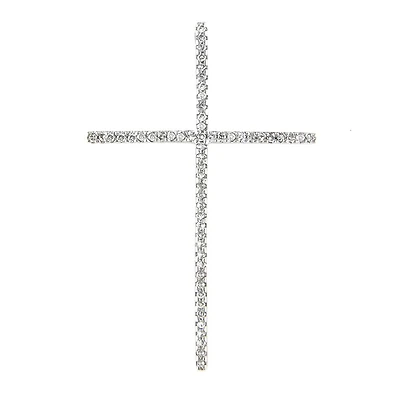 Cross Pendant with .17ct Diamonds