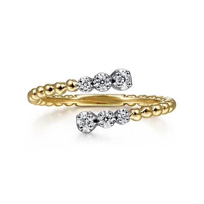 Open Diamond Small Bypass Single Ring